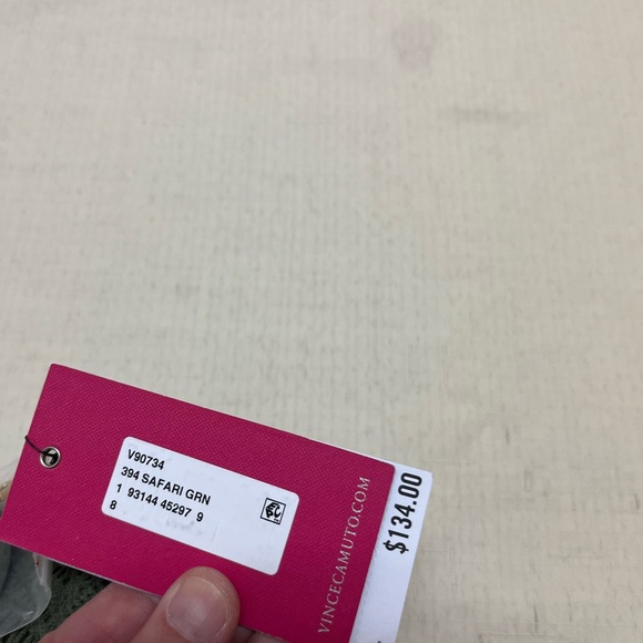 NWT Vince Camuto size 8 safari green crochet swimsuit - Picture 6 of 11